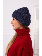 Ariana K299 tmavě modrá roll-up čepice Ariana K299 tmavě modrá roll-up čepice