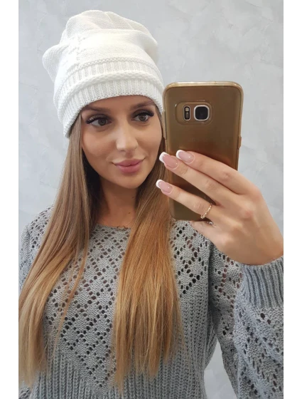 Dámská čepice Kaja K339 bílá Dámská čepice Kaja K339 bílá