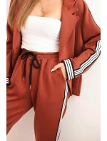 Dámská souprava s viskózou a a sportovní sako model 21339247 - K-Fashion