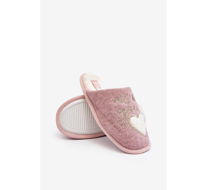 Dámské klasické pantofle s růžovou výstelkou Mabira Dámské klasické pantofle s růžovou výstelkou Mabira