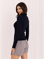 Sweter PM SW model 22401020 granatowy - FPrice Sweter PM SW model 22401020 granatowy - FPrice