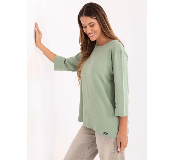 Bluzka RV BZ model 21406742 pistacjowy - FPrice Bluzka RV BZ model 21406742 pistacjowy - FPrice