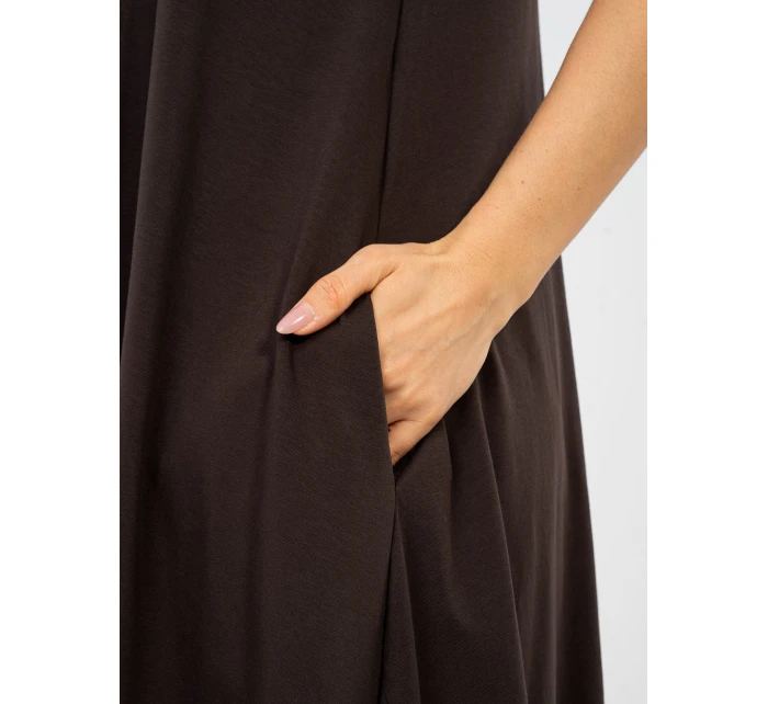 RV SK šaty A1088.29 tmavě hnědé