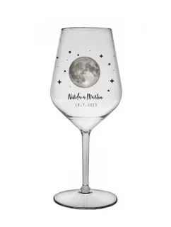 Personalizovaná nerozbitná sklenice s měsíční fází 