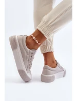 Dámské tenisky na tlusté podrážce model 21650049 šedé - Lee Cooper
