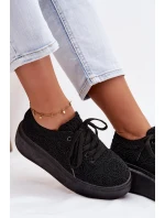 Dámské tenisky na platformě Černé model 21937761 - Boto Dámské tenisky na platformě Černé model 21937761 - Boto