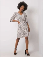 Šaty LK SK 508079.47P černá a béžová Šaty LK SK 508079.47P černá a béžová