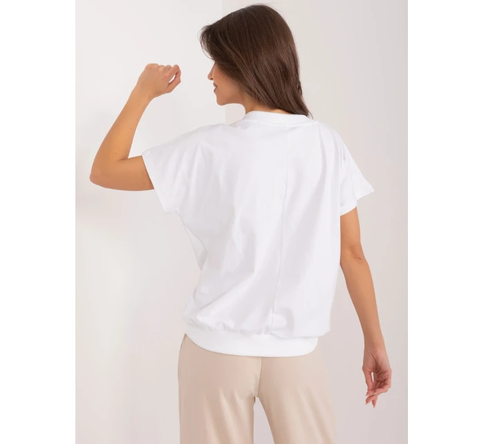 Bluzka RV BZ model 19768828 biały - FPrice Bluzka RV BZ model 19768828 biały - FPrice