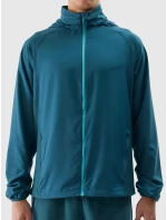 Pánská běžecká bunda Ultralight 4F - mořská zelená Pánská běžecká bunda Ultralight 4F - mořská zelená