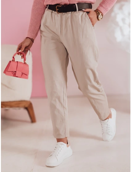 Dámské kalhoty s páskem  model 21985710 - Dstreet