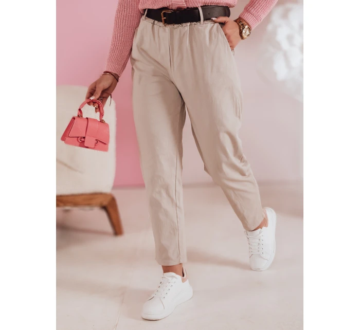 Dámské kalhoty s páskem  model 21985710 - Dstreet