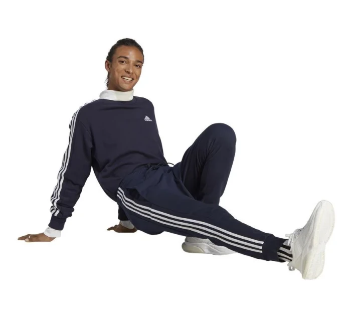 Kalhoty adidas Essentials French Terry Tapered Cuff 3-Stripes M IC9406