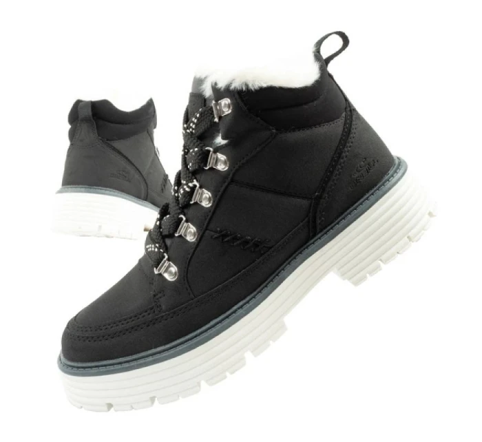 Boty O'neill zimní trappery dámské kotníkové boty zateplené módní černé bílé dámské