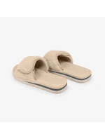 Cubota žabky na suchý zip s kožešinou béžové K24AW-100-001-03-1 Cubota žabky na suchý zip s kožešinou béžové K24AW-100-001-03-1