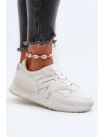 Dámské bílé tenisky z ekokože model 21657620 - Boto