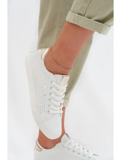 Dámské Tenisky Eko Kůže Big Star TT274020 Bílé Dámské Tenisky Eko Kůže Big Star TT274020 Bílé