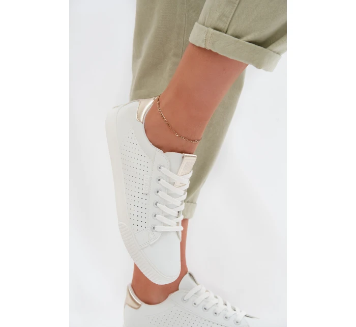 Dámské Tenisky Eko Kůže Big Star TT274020 Bílé Dámské Tenisky Eko Kůže Big Star TT274020 Bílé