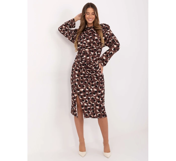 Sukienka IT SK model 21409606 brązowy - FPrice