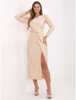 Sukienka IT SK model 21441163 jasny beżowy - FPrice