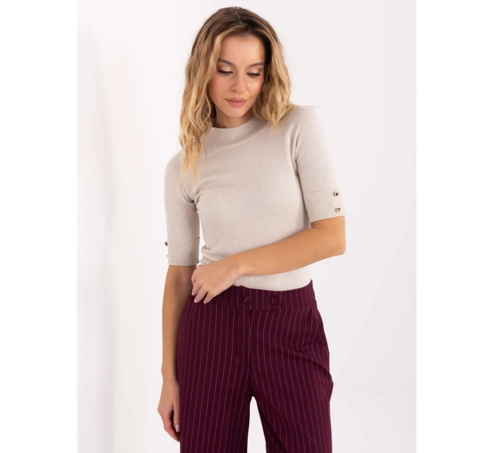 Jumper PM SW R2316.29 světle béžový Jumper PM SW R2316.29 světle béžový