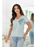 model 21170211 BLOUSE - OFF PINK