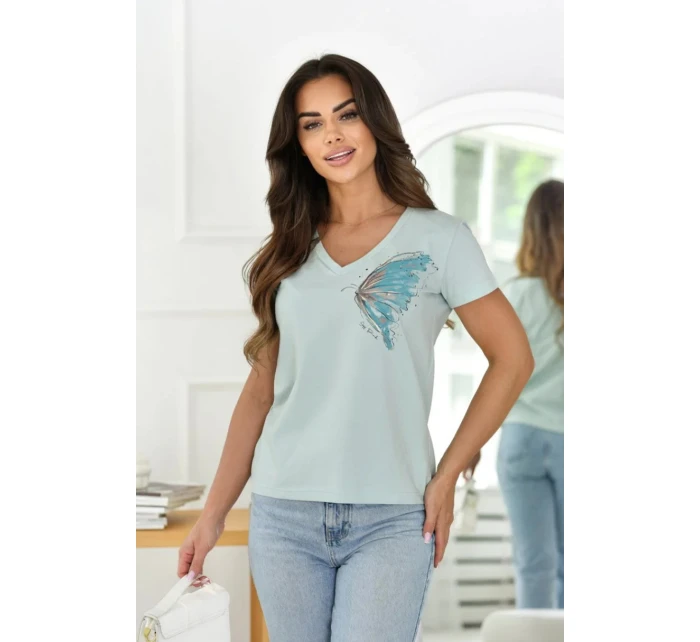 model 21170211 BLOUSE - OFF PINK