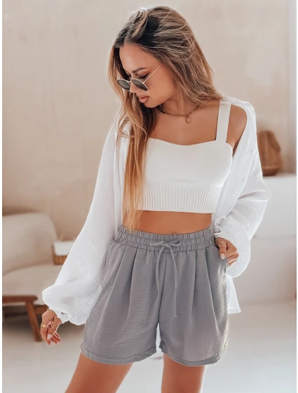 Dámské šortky RELAX šedé Dstreet model 21987448 - FashionStreet