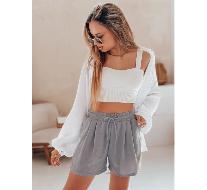 Dámské šortky RELAX šedé Dstreet model 21987448 - FashionStreet