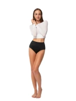 Dámské kalhotky Amber brasil maxi black - JULIMEX