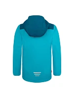 Trollkids Bergen Nepromokavá bunda aquamarine mist/port blue/peach mellow (611-137)