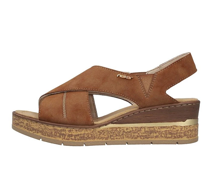 damskie na brązowe model 22087167 - Rieker damskie na brązowe model 22087167 - Rieker