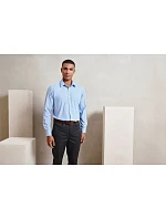 PR 220 Popelínová kostkovaná košile s dl. rukávem model 22476882 navy/white - Premier PR 220 Popelínová kostkovaná košile s dl. rukávem model 22476882 navy/white - Premier