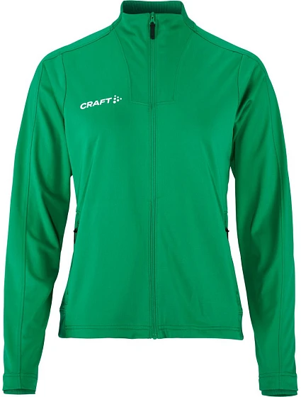 Craft Teamwear Evolve 2.0 Full Zip Jacket W Dámská tréninková bunda 82.4760 team green Craft Teamwear Evolve 2.0 Full Zip Jacket W Dámská tréninková bunda 82.4760 team green