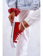 Dámské klasické tenisky model 21577962 červená - Cross Jeans