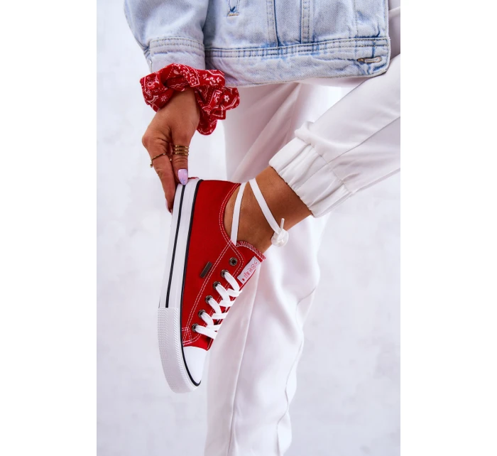 Dámské klasické tenisky model 21577962 červená - Cross Jeans
