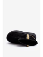 Sněhule Na Platformě S Vzorem Černé model 21645925 - Boto Sněhule Na Platformě S Vzorem Černé model 21645925 - Boto