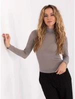 Bluzka IT BZ model 21757271 ciemny bezowy - FPrice Bluzka IT BZ model 21757271 ciemny bezowy - FPrice