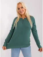 Sweter PM SW PM model 18949428 ciemny zielony - FPrice Sweter PM SW PM model 18949428 ciemny zielony - FPrice