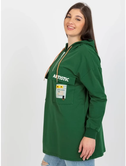 Mikina RV BL model 18385423 tmavě zelená - FPrice