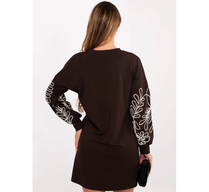 RV SK šaty A1064.95 tmavě hnědé RV SK šaty A1064.95 tmavě hnědé