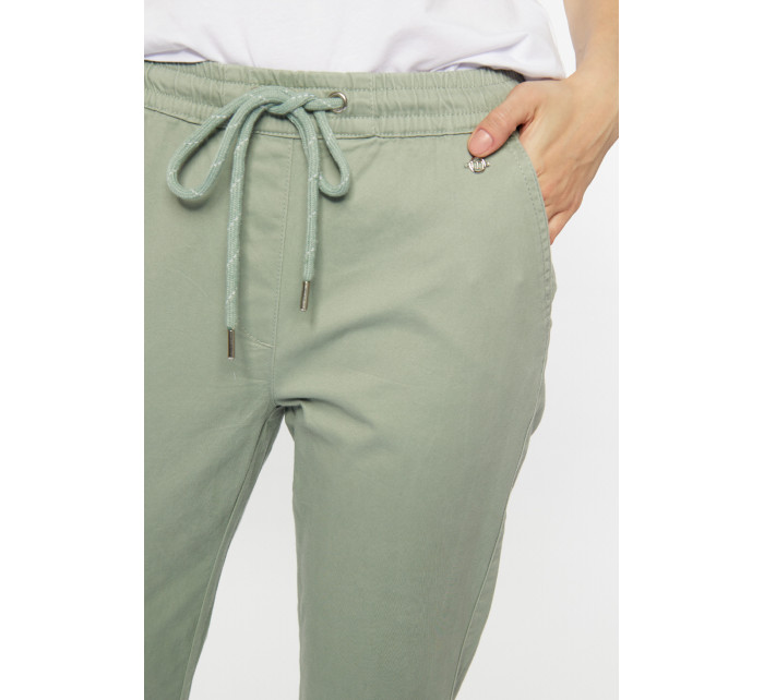 Kalhoty Monnari Látkové kalhoty s vázáním Grey