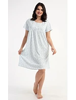 Dámská noční košile s krátkým rukávem model 22405781 - Vienetta Dámská noční košile s krátkým rukávem model 22405781 - Vienetta