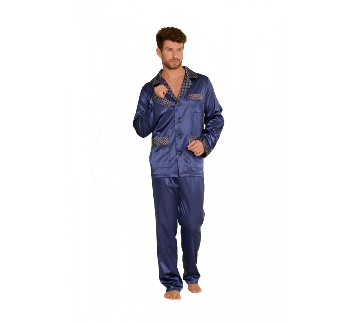 Pánské saténové pyžamo De Lafense 939