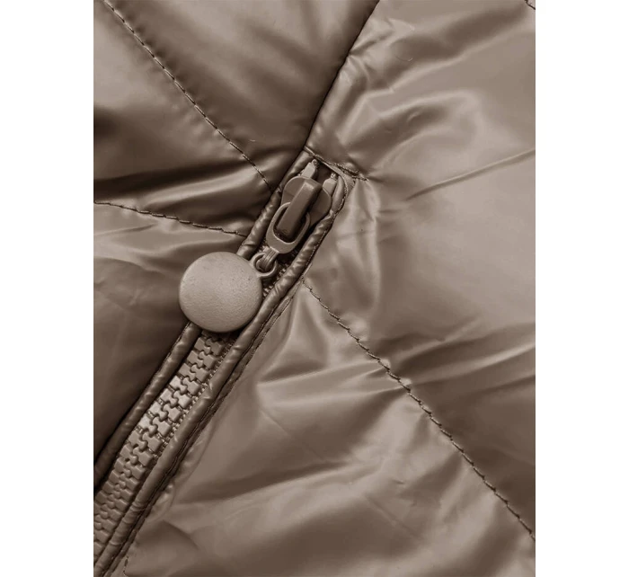 Dámská zimní bunda v barvě cappuccino model 21246287 - J.STYLE Dámská zimní bunda v barvě cappuccino model 21246287 - J.STYLE