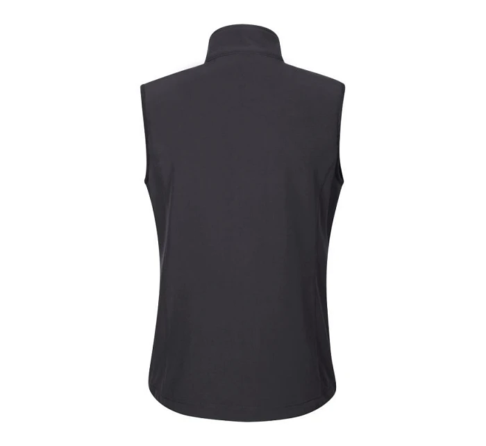 Dámská softshellová vesta Trail (ebenově šedá)