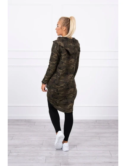 Mikina s dlouhými zády model 18745101 - K-Fashion