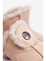 Dětské zimní boty s kožešinou Bežové Big Star model 21637213 - Big Star Shoes