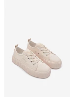 Dětské tenisky Big Star model 22069696 Světle béžové - Big Star Shoes