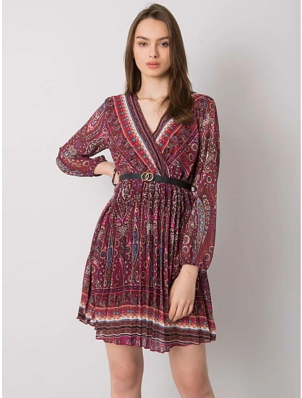 Šaty DHJ SK model 16264922 kaštanová - FPrice