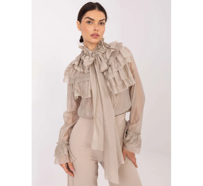 IT košile KS 28882.03 béžová IT košile KS 28882.03 béžová